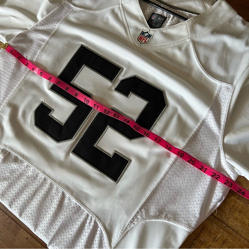 Mens Nike On Field NFL Jersey Sz 48 KHALIL MACK Raiders NFL Football Jersey - Picture 4 of 11